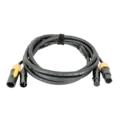 DAP FP22 Hybrid Cable 3 m Power Pro True &amp; 3-pin XLR - DMX / Power