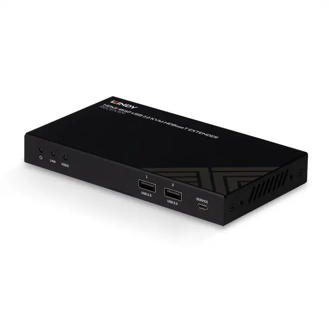 Lindy Mottaker HDMI 4K60, IR & RS232 HDBaseT Cat.6 KVM, 150m 