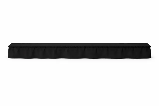 Molton sceneskjørt 200x20cm  m/borrelås 320g/m2 