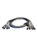LMT-CAB Lyd Multikabel 4-par XLR med Krympestrømpe og stropp