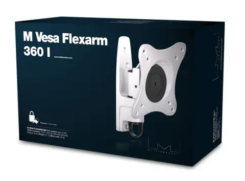 Multibrackets M VESA Flexarm 360 I Sølv, size: 15" til 32"  Max 15 kg 