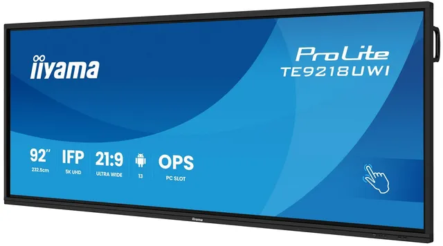 iiyama 92" 5K UHD IR 50P Touch AG with Interactive Android OS 