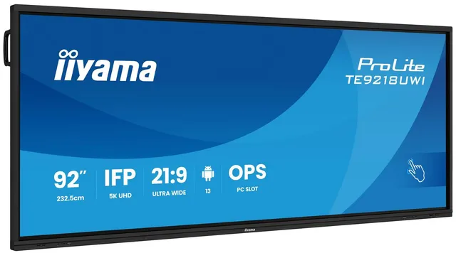 iiyama 92" 5K UHD IR 50P Touch AG with Interactive Android OS 