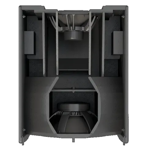 Martin Audio SXC Cardioid Subs SXCF118 Flown 18" + 14" Dual Channel Sub - Black 