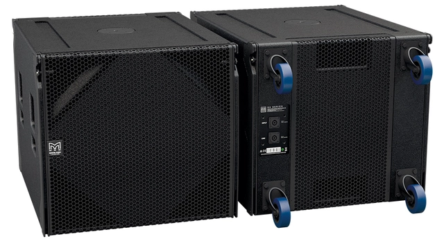 Martin Audio SXC Cardioid Subs SXCF118 Flown 18" + 14" Dual Channel Sub - Black 