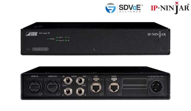 IDK NJR-P01UCR-TR IP Ninja Sender 4K@60 HDMI Transceiver Rugged CAT model 