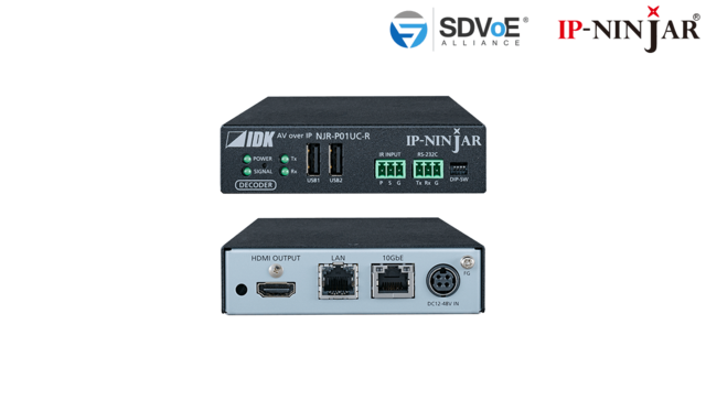 IDK NJR-P01UC-R IP Ninja Mottaker 4K@60 HDMI Encoder CAT model 