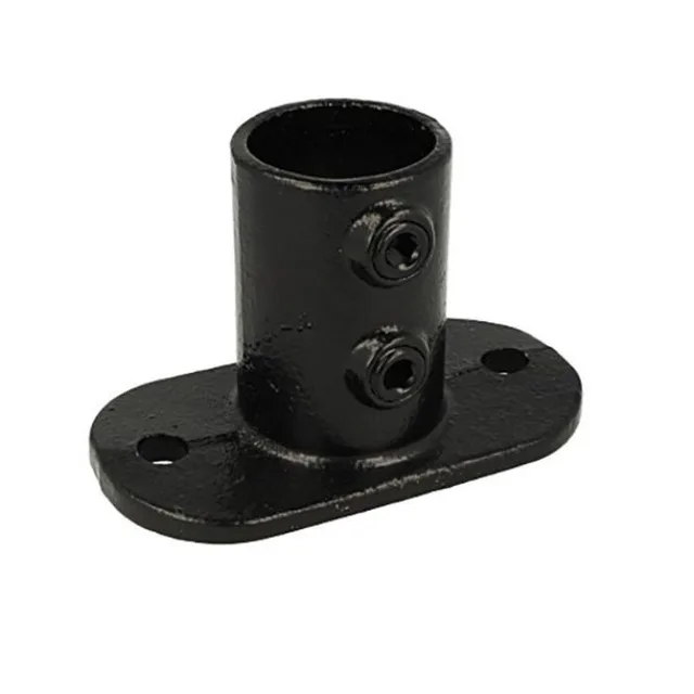Doughty T1320001 Pipe Clamp(Black) Railing Base Flange 