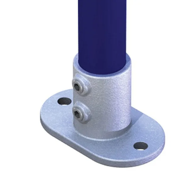 Doughty T1320001 Pipe Clamp(Black) Railing Base Flange 