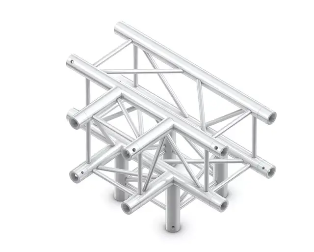 Milos M290U Quatro Regular Black 4way T-Piece truss corner leg down color 