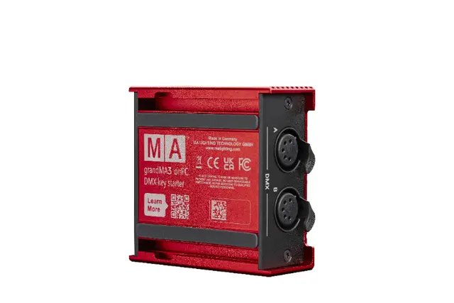 grandMA3 onPC DMX-key starter 1024 parametere 5pin DMX 