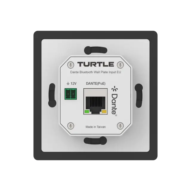 Turtle Dante Veggpanel Svart Bluetooth, with networked API control 