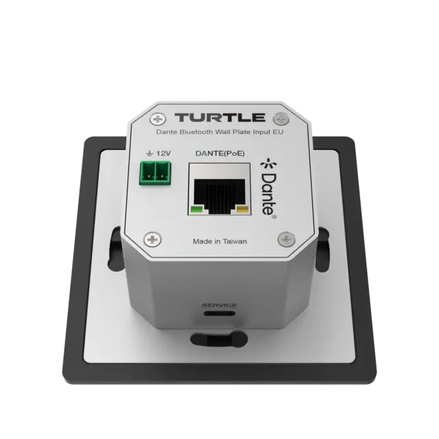 Turtle Dante Veggpanel Svart Bluetooth, with networked API control 