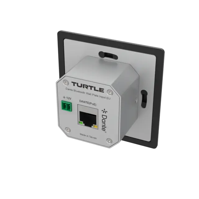Turtle Dante Veggpanel Svart Bluetooth, with networked API control 
