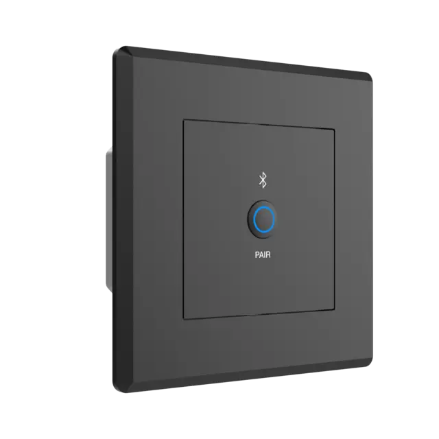 Turtle Dante Veggpanel Svart Bluetooth, with networked API control 