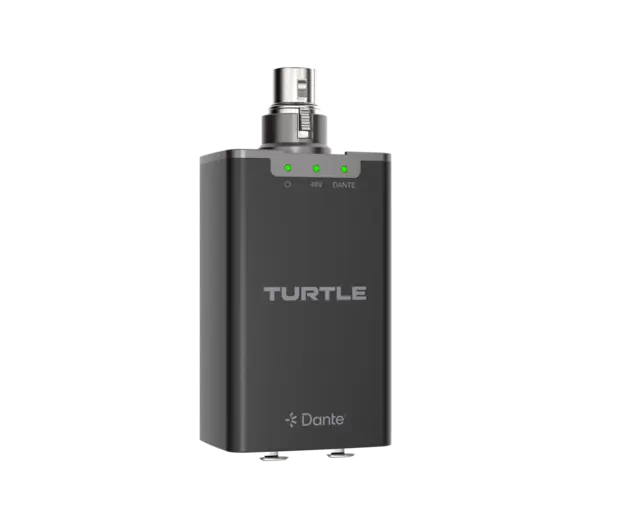 Turtle AV Dante Enabled Mic Preamp with AES67 support 