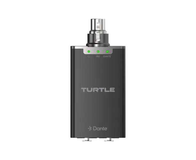 Turtle AV Dante Enabled Mic Preamp with AES67 support 