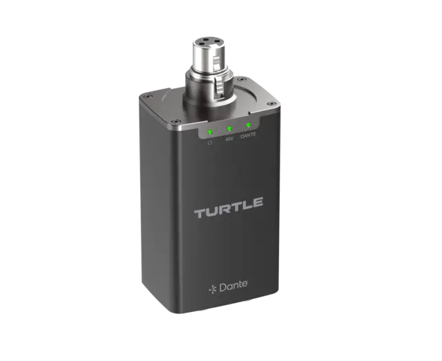 Turtle AV Dante Enabled Mic Preamp with AES67 support 