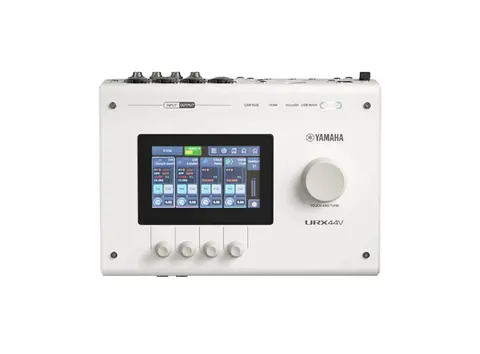 Yamaha URX44V, White HDMI 6-inn/4-ut USB-C-lydkort 32-bit/192 kHz 