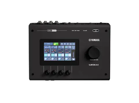 Yamaha URX44, Black 6-inn/4-ut USB-C-lydkort 32-bit/192 kHz 