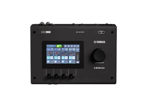 Yamaha URX22, Black 4-inn/2-ut USB-C-lydkort 32-bit/192 kHz 