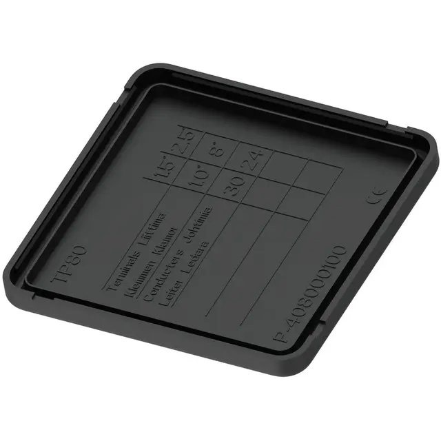 Namron koblingsboks 88 IP65 sort 
