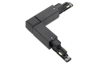 Global 3-phase rail + data L-corner Black outside XTSC635-2