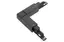 Global 3-phase rail + data L-corner Black outside XTSC635-2