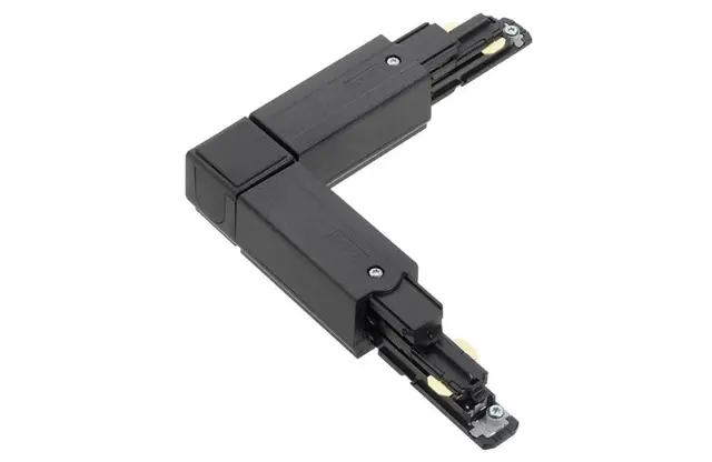 CLS Global 3-phase rail + data L-corner Black outside XTSC635-2 