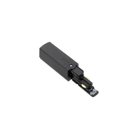 CLS Global 3-phase rail + data end feed left black XTSC612-2 