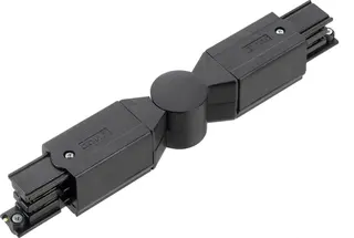 Global 3-phase rail adj. corner black XTS24-2