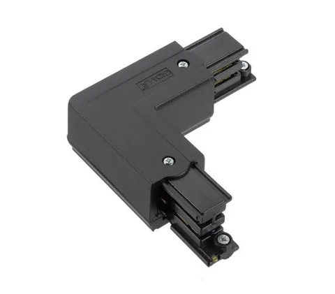 CLS Global 3-phaserail L-connector black ground left XTS34-2 