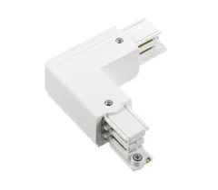CLS Global 3-phaserail L-connector white ground right XTS35-3
