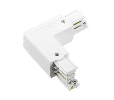 CLS Global 3-phaserail L-connector white ground left XTS34-3 