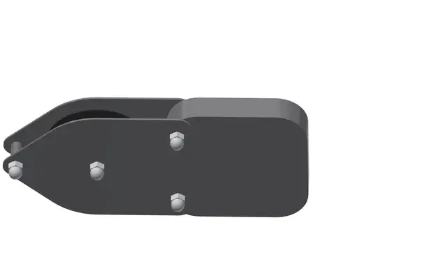 LMT-MEK Teppeskinne Lodd m/vendeblokk Snortrekk 