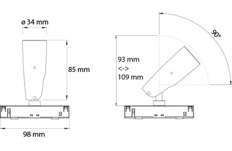 CLS Focus G4 24V Track DMX 2700K 95CRI Zoom 10° ~ 70°  White 