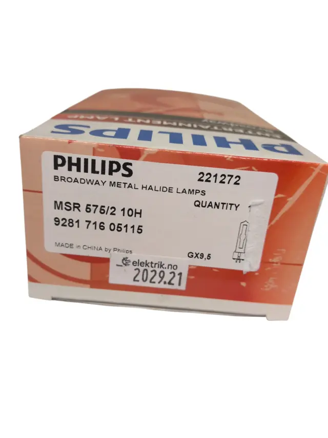 Philips 575W/2 230V GX9,5 MSR 928171605115 