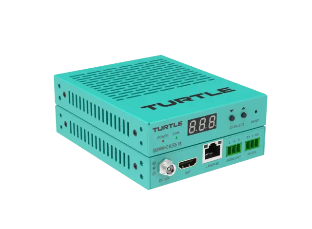 Turtle AV DARWIN HD H.265 Rx HDMI 1080p60 4:4:4 AVoIP Receiver 