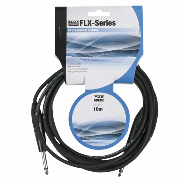 DAP FLX05 - unbal. Jack mono to Jack mono X-type 10m 
