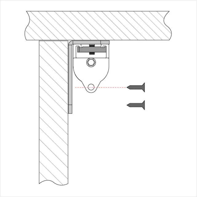 Doughty T81170 Doughty Rail Wall Bracket 