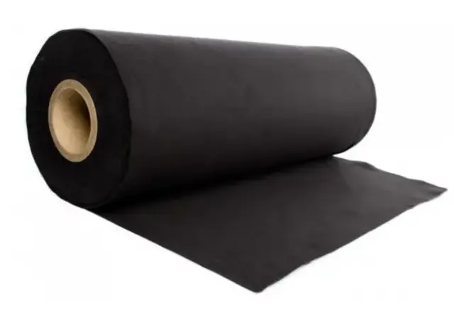 J&C Deko Molton 3.0 Black 60M Bredde: 3m 160g/m2 