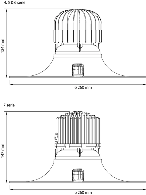CLS Emerald L  Sort 4-serie 15W 2700K CRI-92 DALI 