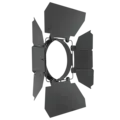 Showtec Barndoor for Performer 2500 Fres Black Eight-leaves Metal Barndoor