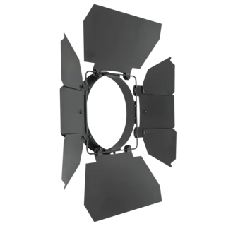 Showtec Barndoor for Performer 2500 Fres Black Eight-leaves Metal Barndoor