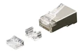 TUK RJ45 plugg Cat 6/6A, Skjermet AWG22-26, max Ø7mm, ledere max Ø1mm