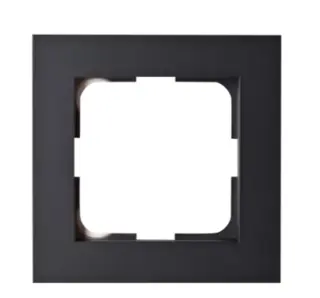 Elko Plus ramme 1-hull sort 
