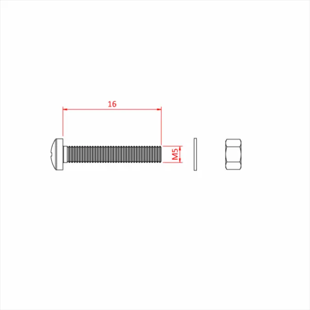 Doughty T63795 Sixtrack Fixing Kit (Per 100) 