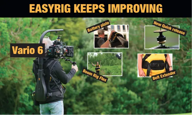 Easyrig 6 Vario, GimbalRig vest Std with Easyrig STABIL G3 