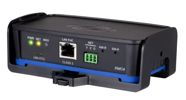 Crestron RMC4 Prosessor 4-serie PoE, DIN montert 