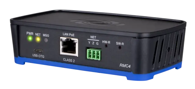 Crestron RMC4 Prosessor 4-serie PoE, DIN montert 